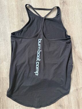 Burn Boot Camp Women's Black Strappy Tank Top